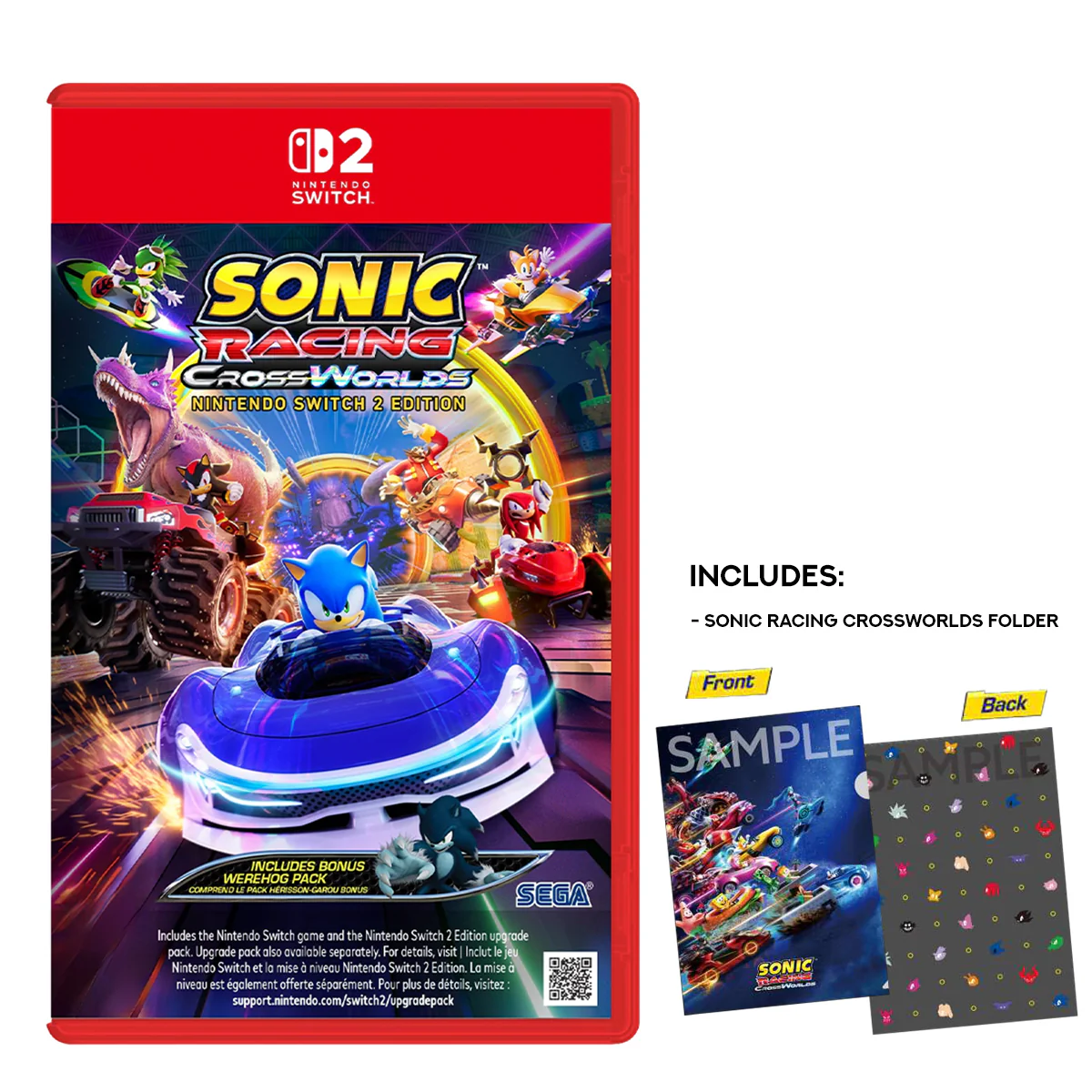 Nintendo Switch 2 Sonic Racing CrossWorlds (US) (Eng/FR)