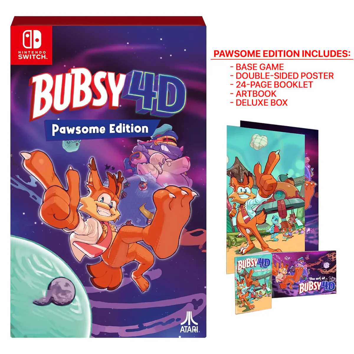 Nintendo Switch Bubsy 4D Pawsome Edition (Eng/EU)