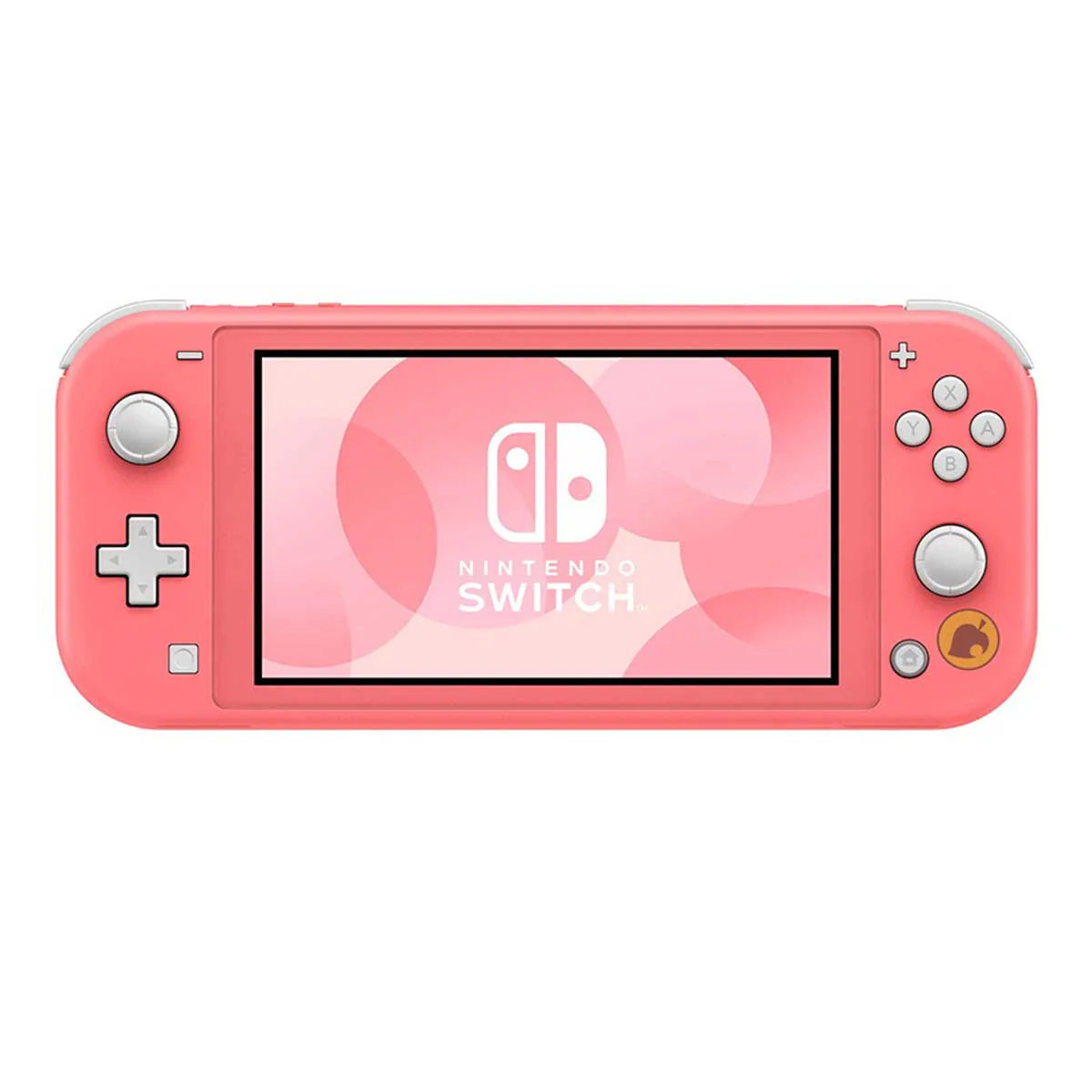 Nintendo Switch Lite Animal Crossing New Horizons Isabelle Aloha Edition Includes Animal Crosing New Horizon Game Card (Coral) (MDE) + Dobe NSW Glass Film (TNS-19118A) - Image 3