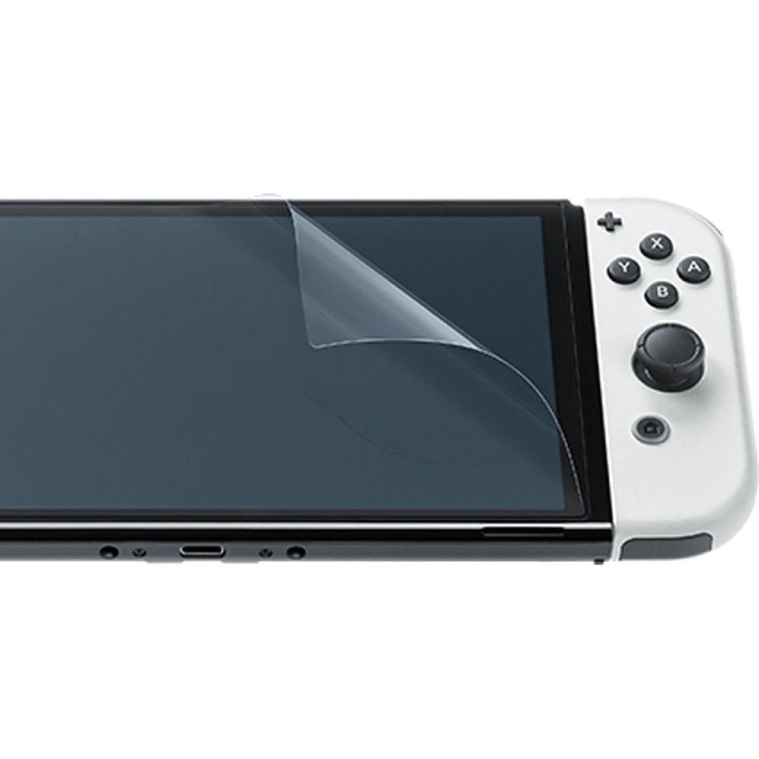 NINTENDO SWITCH OLED CARRYING CASE & SCREEN PROTECTOR (BLACK/WHITE) (MDE) - Image 4