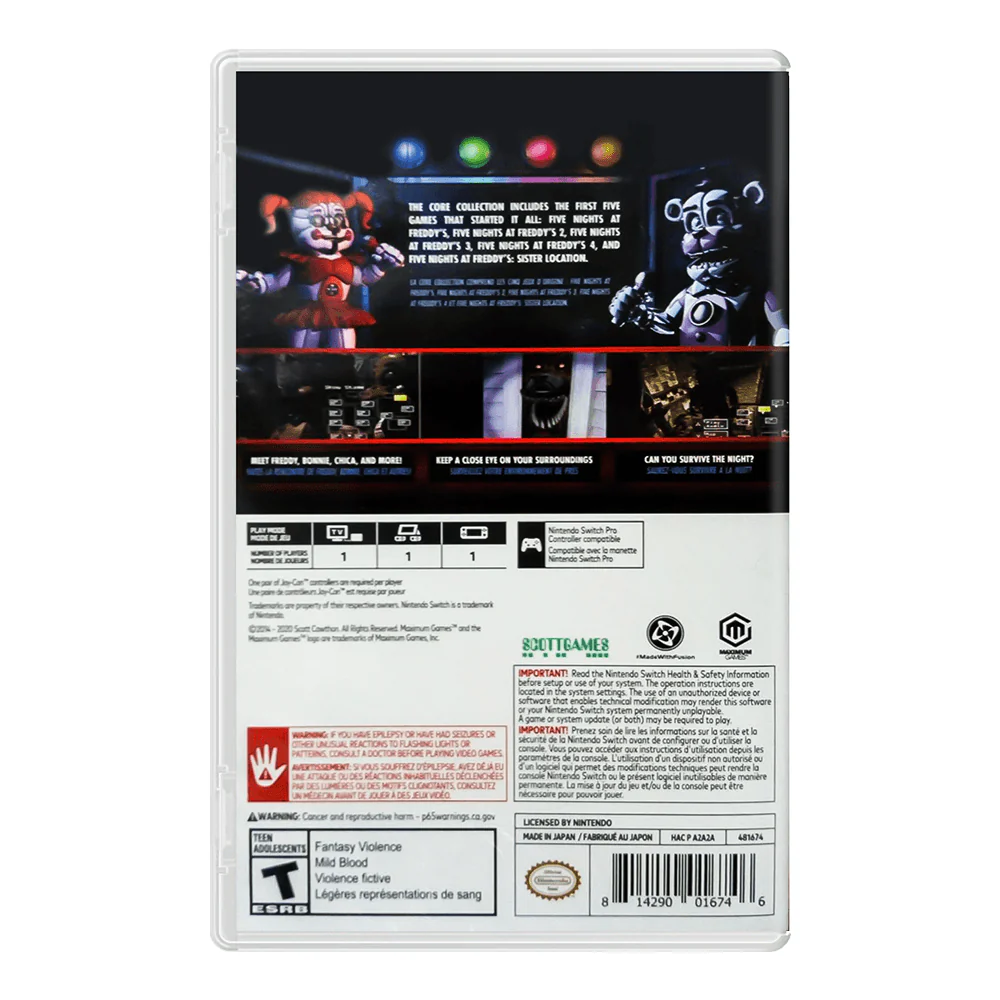 Nintendo Switch Five Nights At  Freddys Core Collection (US) (Eng/EU) - Image 7