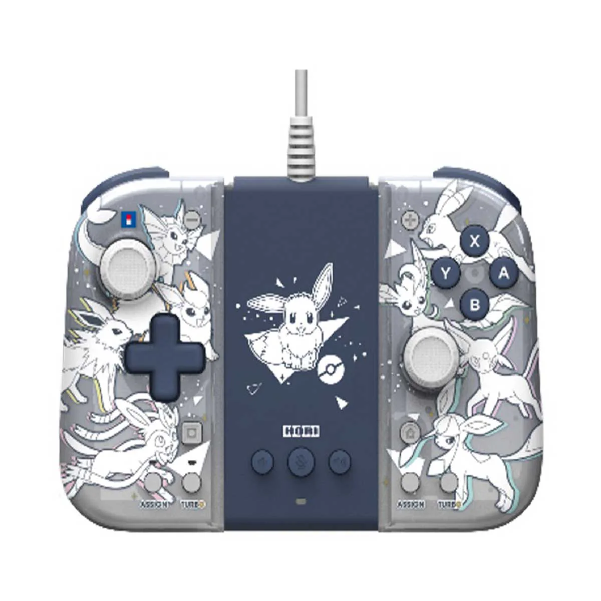 Hori NSW Split Pad Compact Attachment Set Pokemon Eevee Evolutions Edition For Nintendo Switch | Switch OLED (NSW-453A)