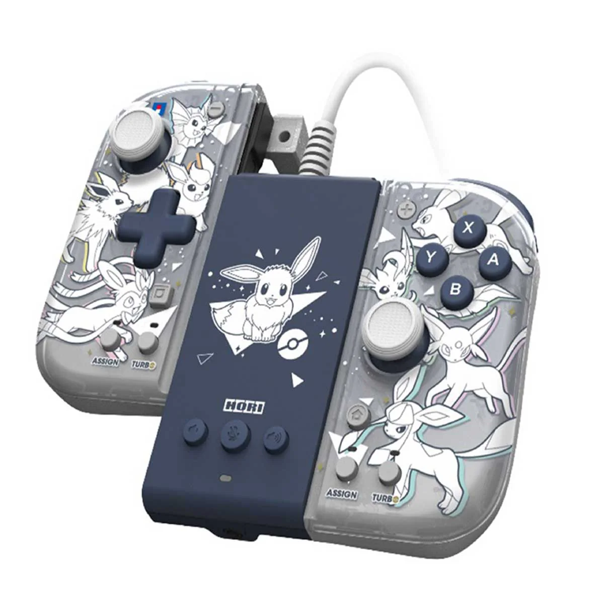 Hori NSW Split Pad Compact Attachment Set Pokemon Eevee Evolutions Edition For Nintendo Switch | Switch OLED (NSW-453A) - Image 2