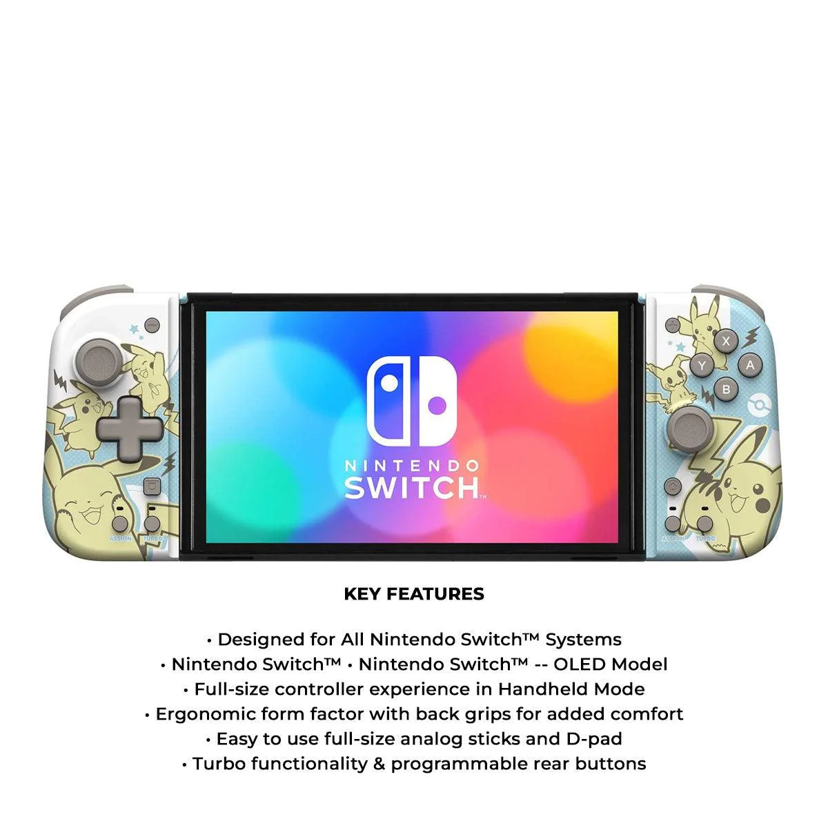 NSW HORI Split Pad Compact (Pikachu With Mimikyu) (NSW-410A)