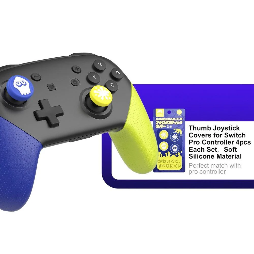 NSW IINE Analog Caps For Pro Controller (Splatoon 3) (L706) - Image 2