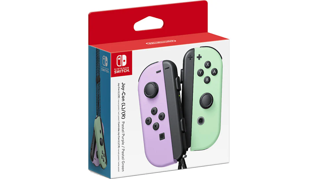 NSW Joy-Con Left/Right Controller Pastel Purple/Pastel Green - Image 2