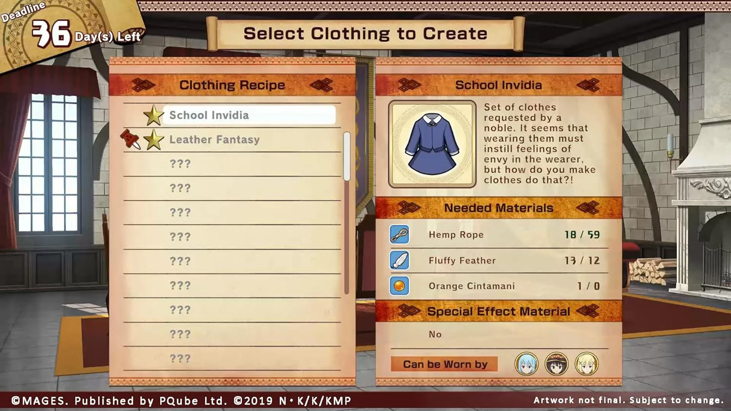 Nintendo Switch Konosuba Gods Blessing On This Wonderful World! Love For These Clothes Of Desire! All (US) (Eng/Fr) - Image 3