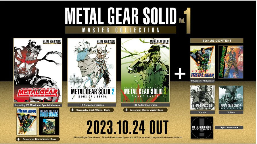 Nintendo Switch Metal Gear Solid: Master Collection Vol. 1 (Asian) - Image 3
