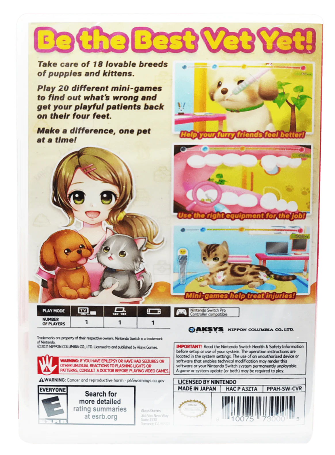 Nintendo Switch Pups & Purrs Animal Hospital (US) - Image 7