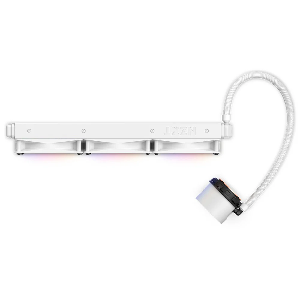 NZXT Kraken 360 RGB 360MM AIO Liquid Cooler With LCD Display & RGB Fans (Matte White) (RL-KR360-W1) - Image 4
