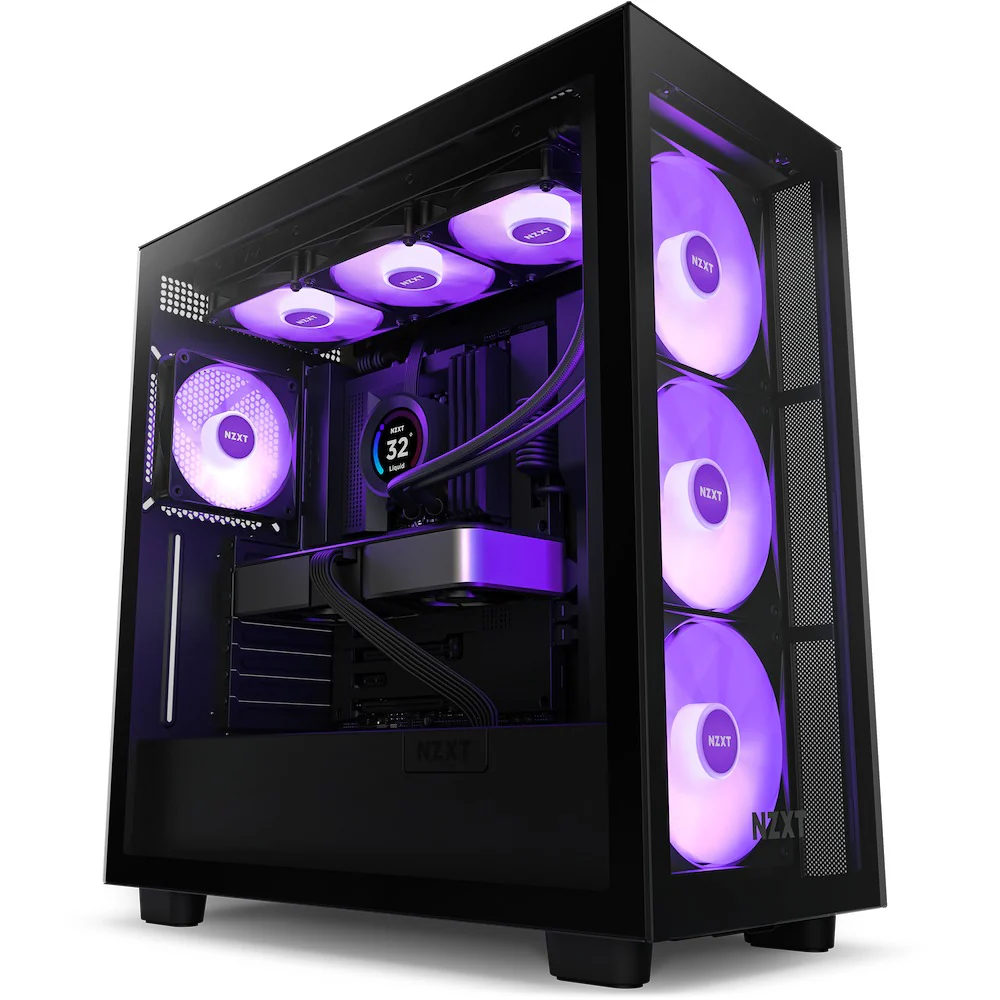 NZXT Kraken Elite 360 RGB 360MM AIO Liquid Cooler With LCD Display & RGB Fans (Matte Black) (RL-KR36E-B1) - Image 6