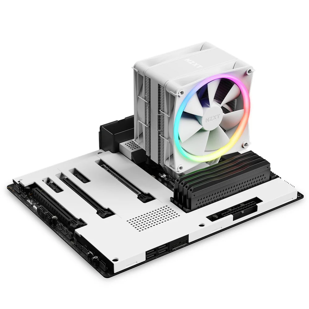 NZXT T120 RGB CPU Air Cooler (White) (RC-TR120-W1) - Image 5