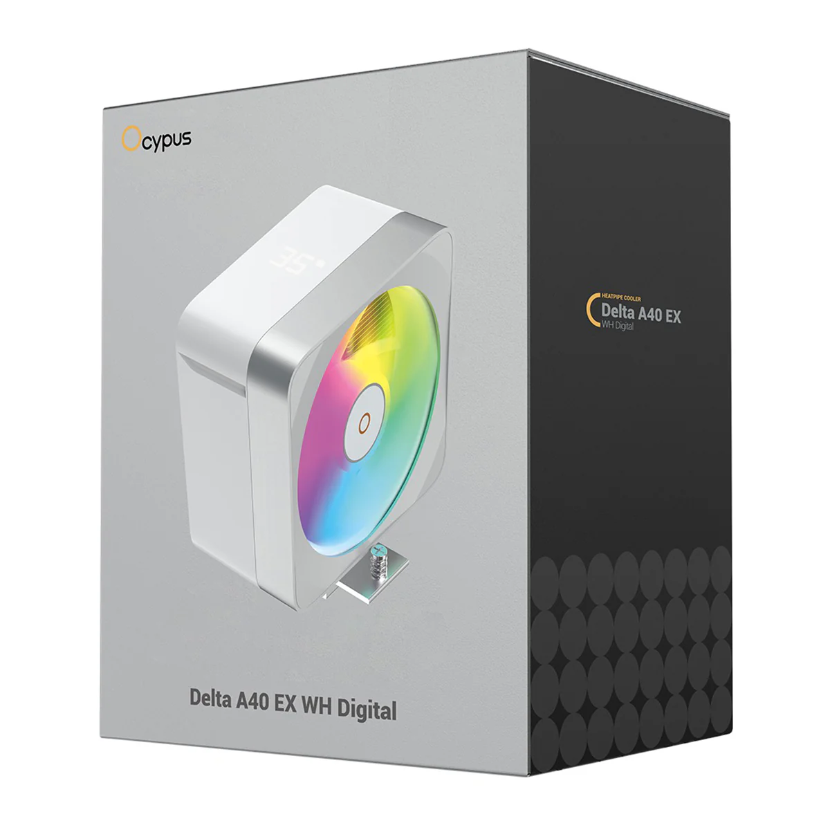 Ocypus Delta A40 EX Digital Single Tower CPU Air Cooler (Black, White) - Image 17