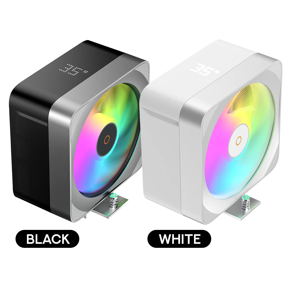 Ocypus Delta A40 EX Digital Single Tower CPU Air Cooler (Black, White) - Image 18