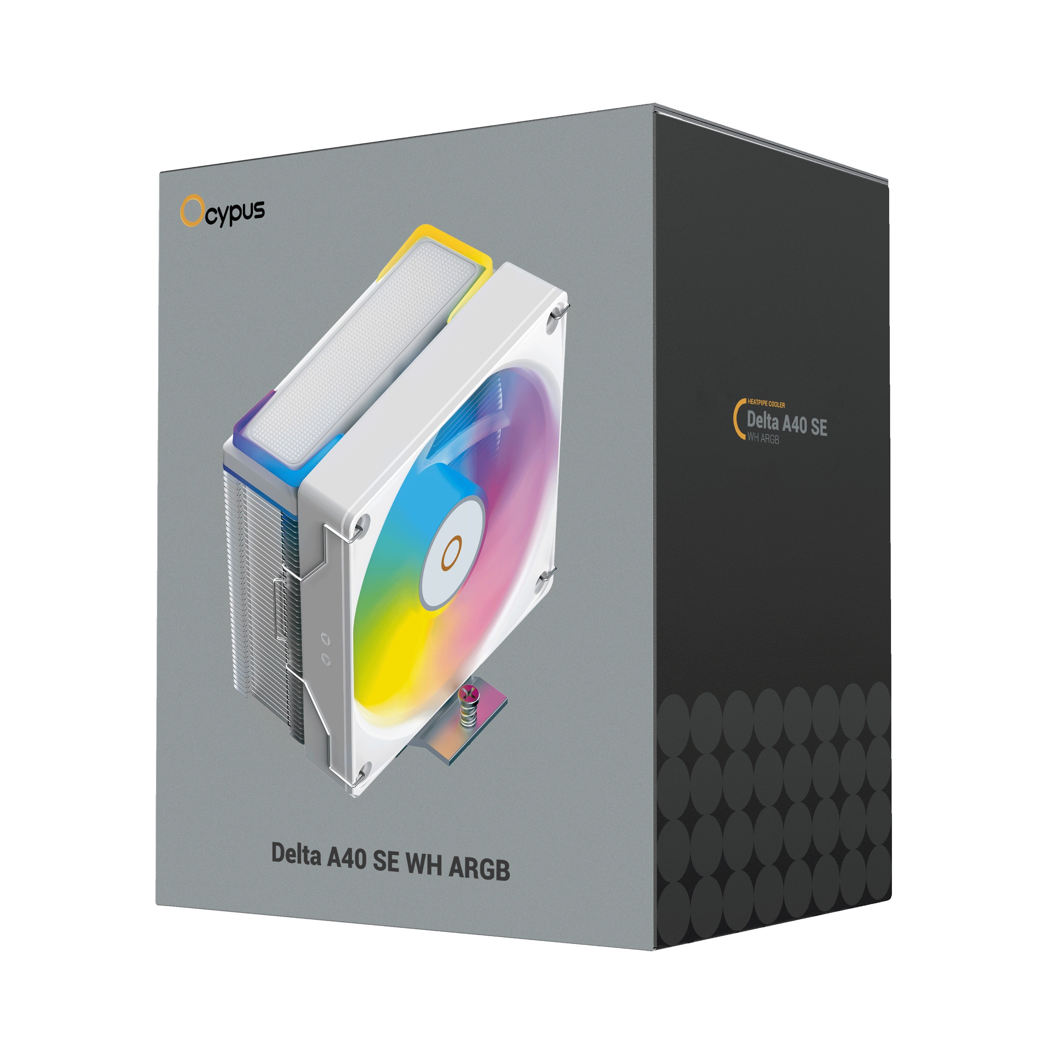 Ocypus Delta A40 SE ARGB 4 Heat-Pipes Single Tower CPU Air Cooler (White) (DELTA-A40-WH1AAWN00S-GL) - Image 6