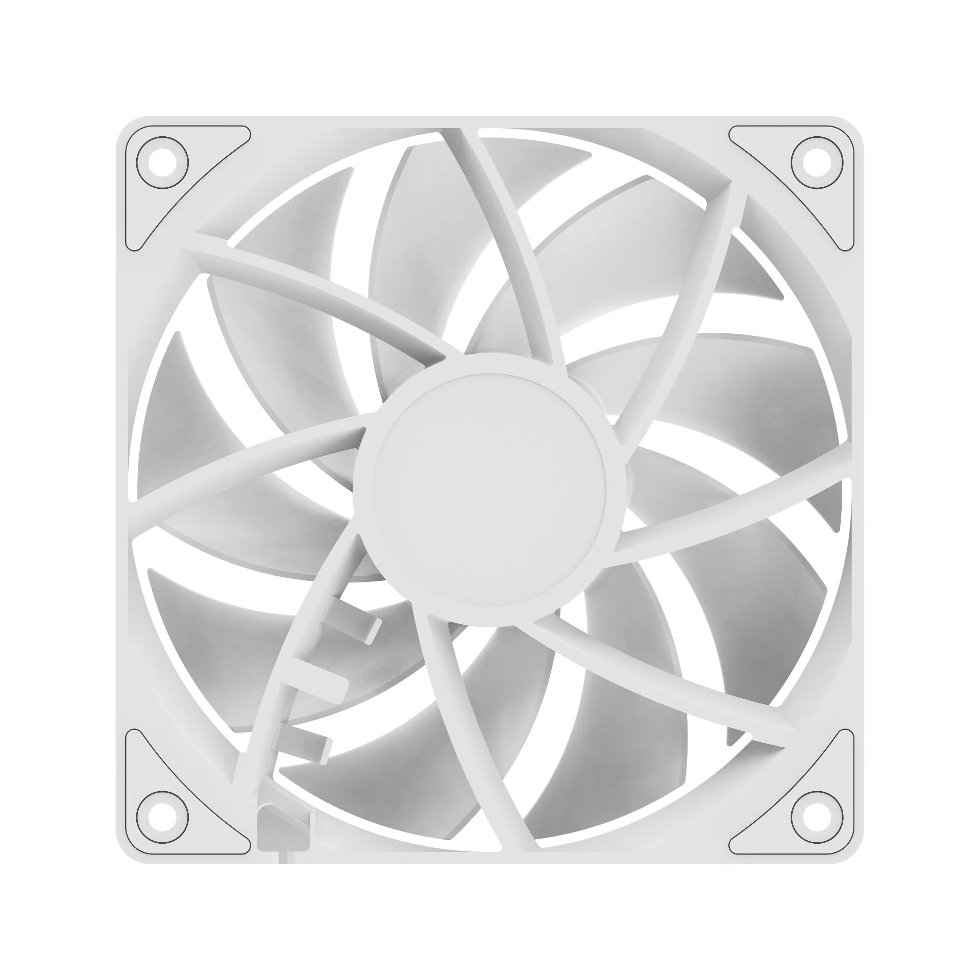 Ocypus Gamma F12 120MM PWM Fan - Single Pack (Black, White) (F12-BK1NN00X-GL, F12-WH1NN00X-GL) - Image 9