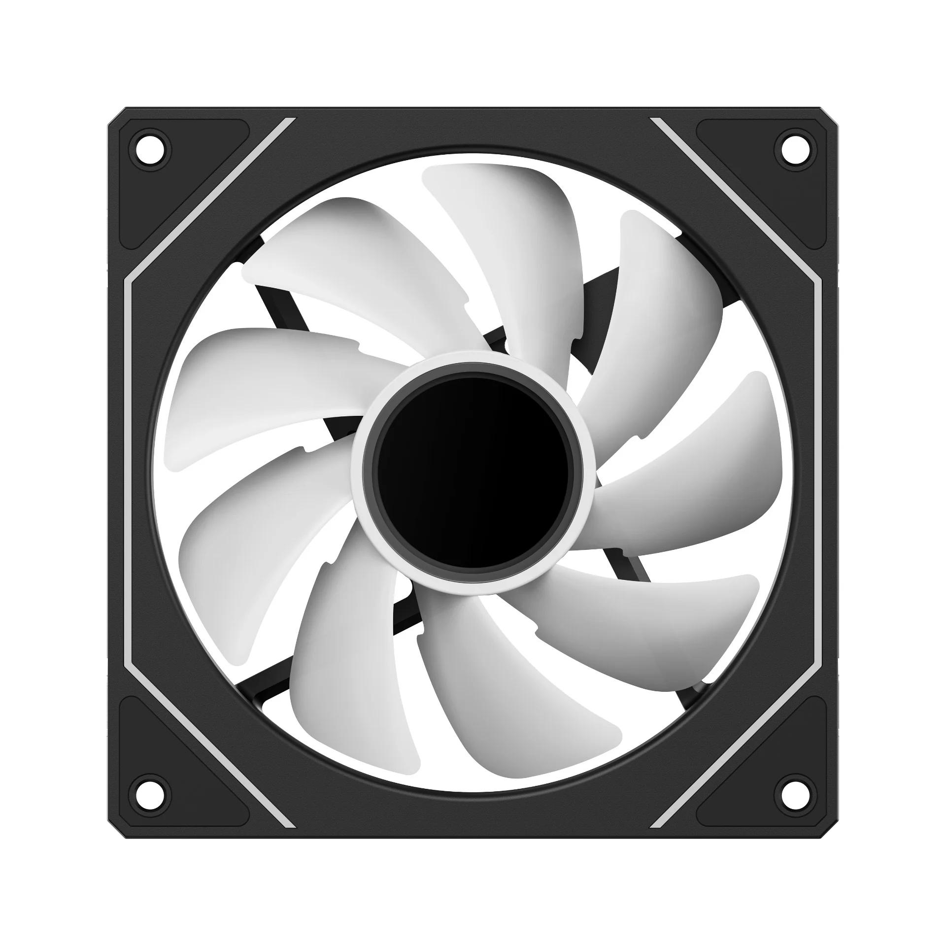 Ocypus Gamma F12 ARGB 120MM PWM Fan - Single Pack (Black, White) (F12-BK1AM00X-GL, F12-WH1AM00X-GL) - Image 5