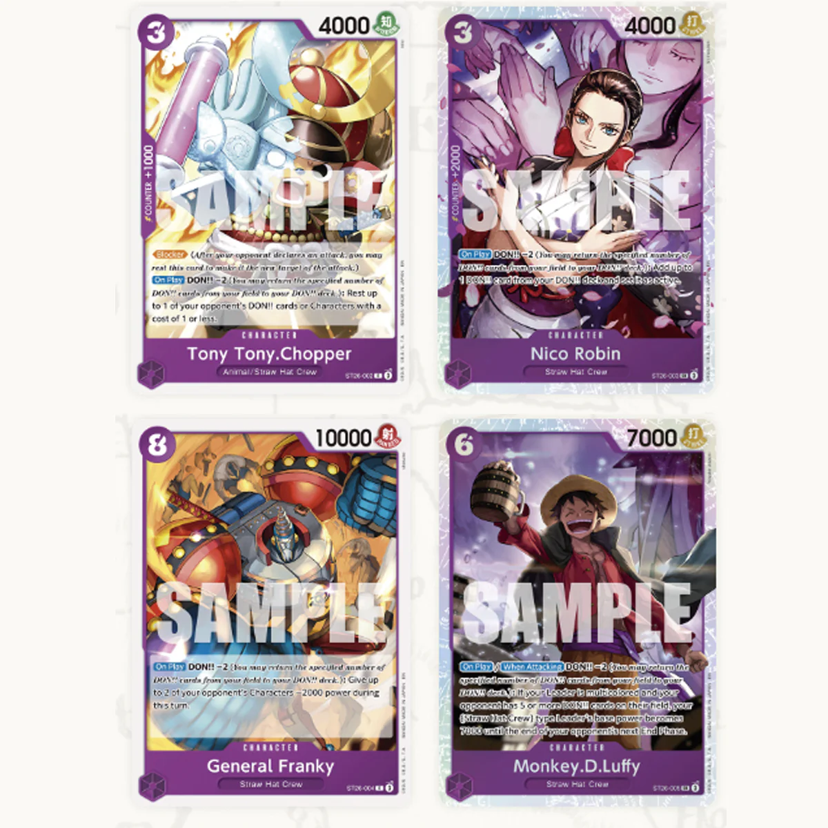 One Piece Card Game Starter Deck Purple/Black Monkey.D.Luffy (ST-26) - Image 4