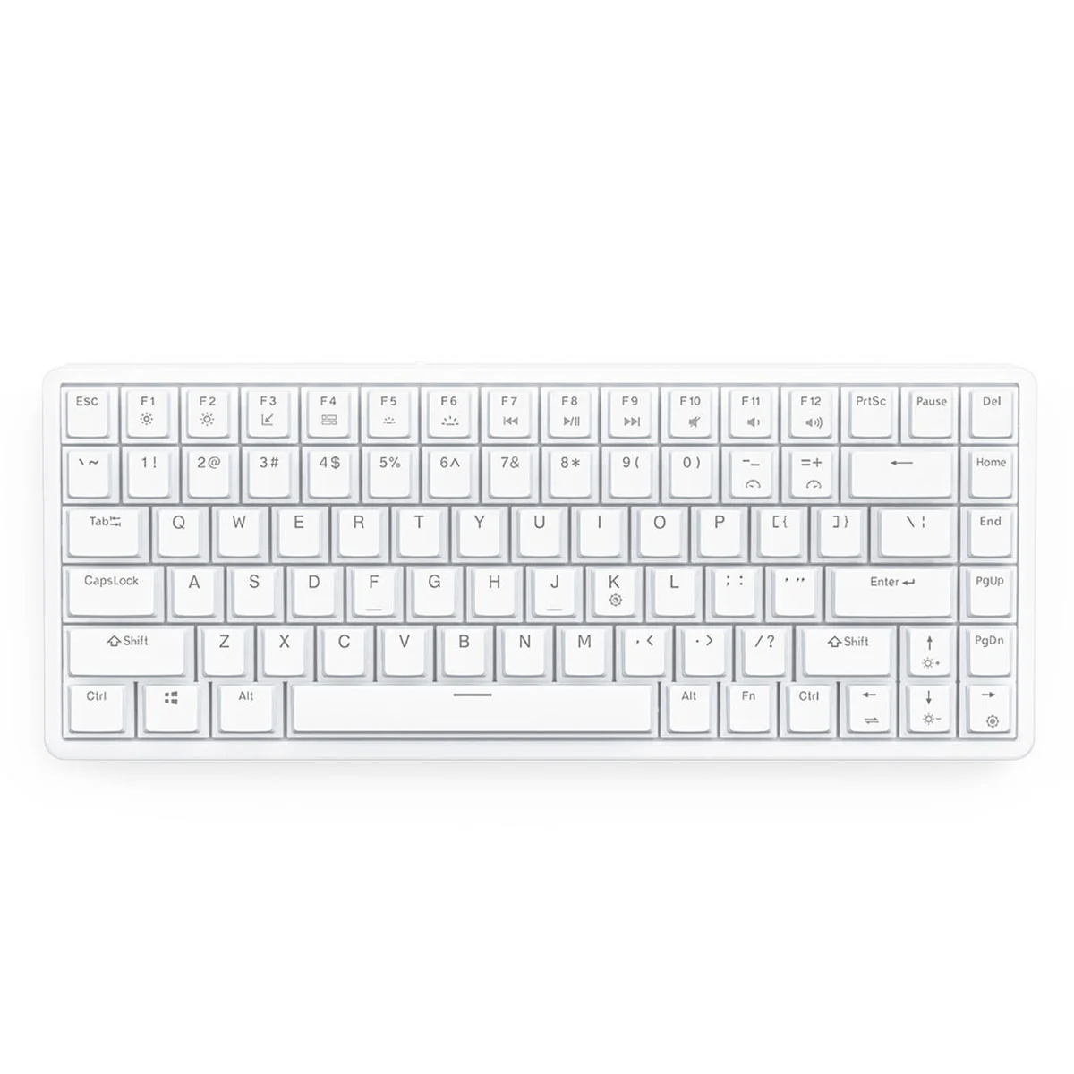 Onikuma G30 84-Key RGB Mechanical Keyboard (White) (Red Axis Switch, Cyan Axis Switch) - Image 5