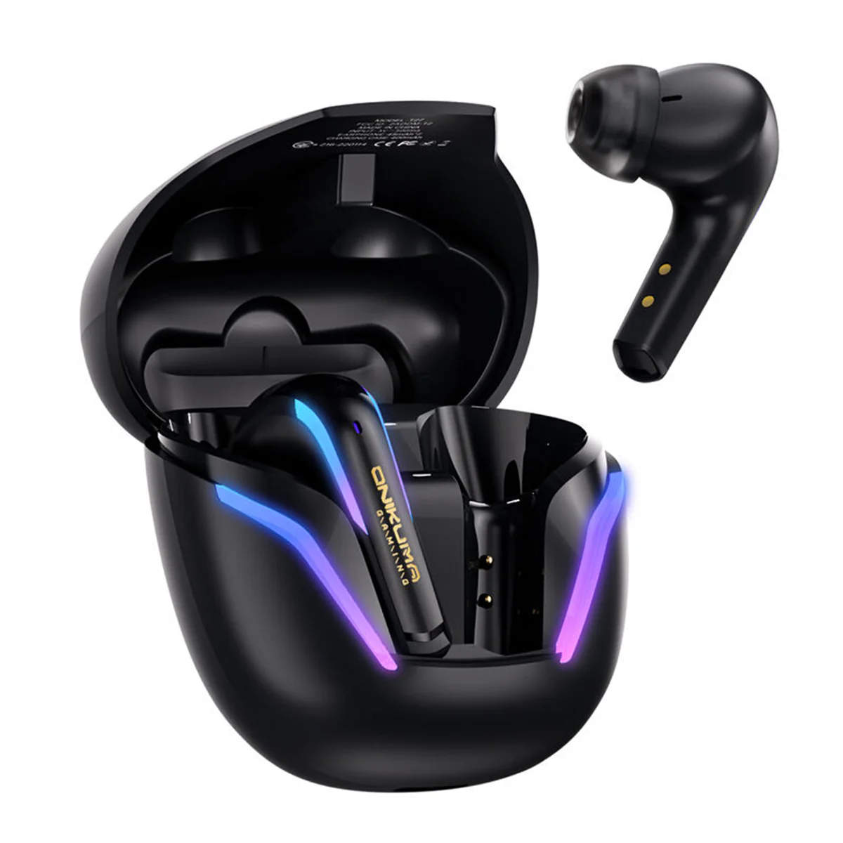 Onikuma T27 Wireless Dual Microphone Noise Reduction (Black, White) - Image 3