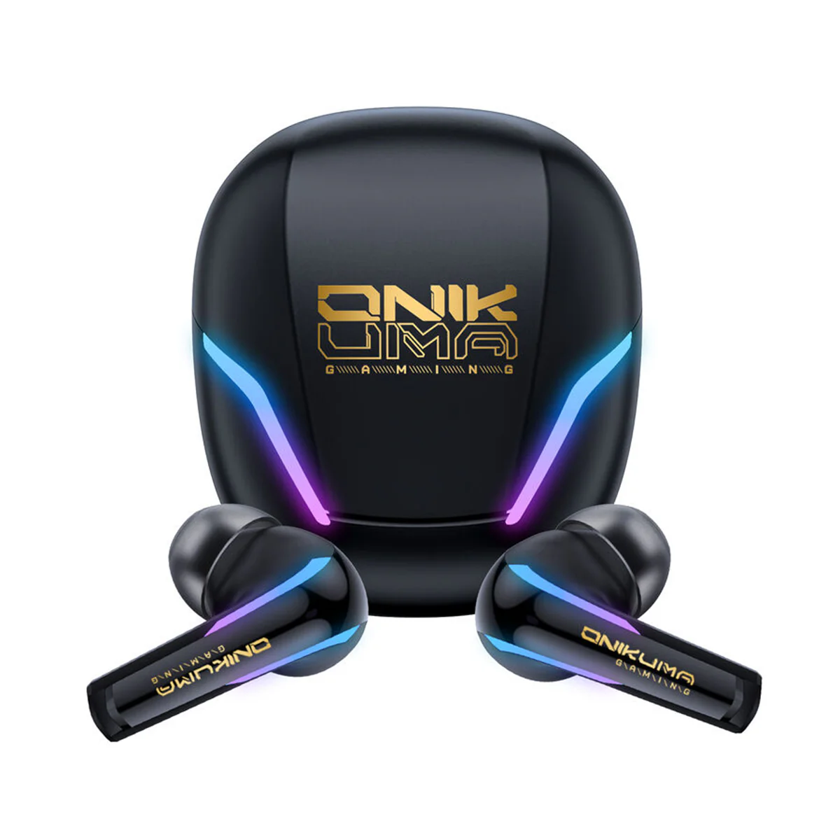 Onikuma T27 Wireless Dual Microphone Noise Reduction (Black, White) - Image 5