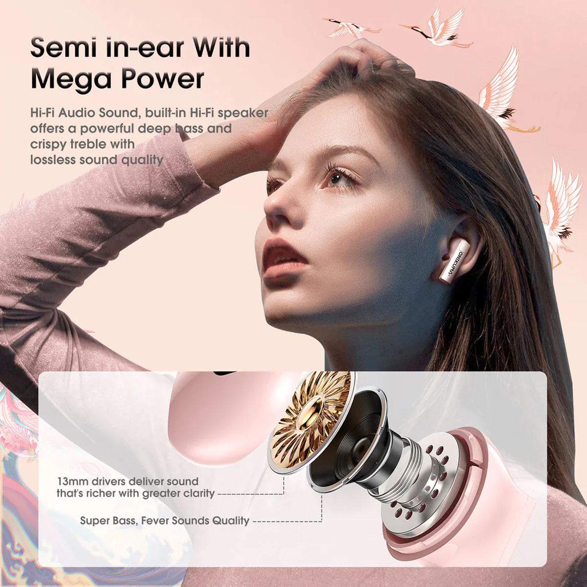 Onikuma T301 Wireless Earphone - Image 10