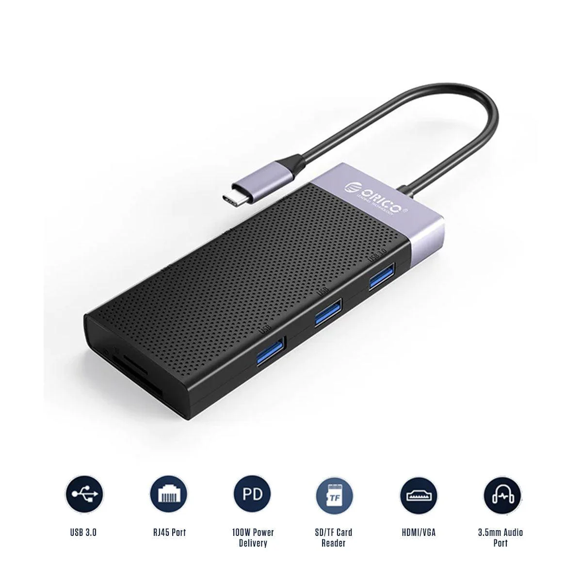 Orico 10-in-1 Type-C Docking Station (MDK-10P)