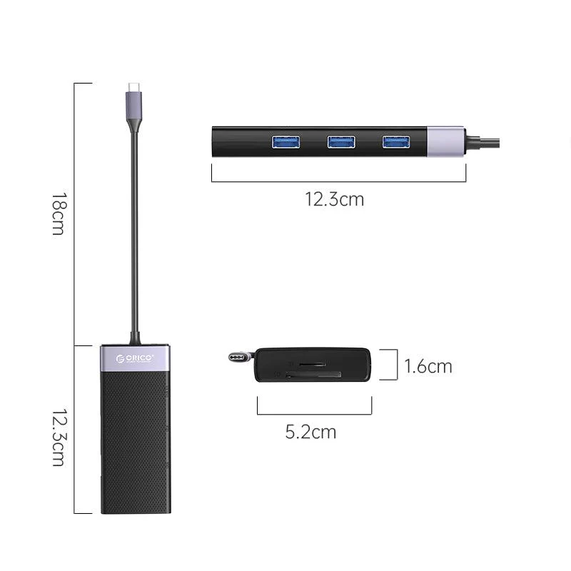 Orico 10-in-1 Type-C Docking Station (MDK-10P) - Image 2