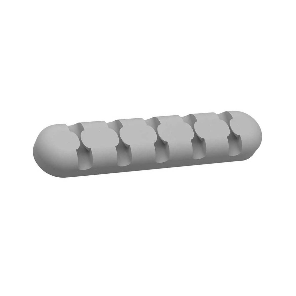 Orico CBS5 5-Slots Soft Silicone Self-Adhesive Desk Cable Manager (Grey) - Image 2