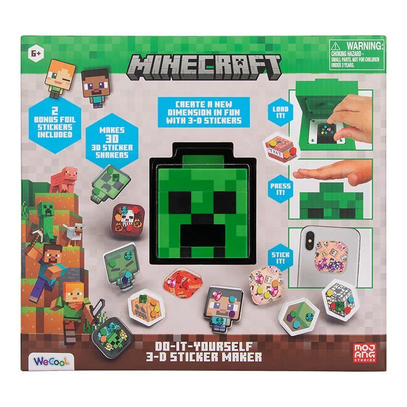 Paladone Minecraft 3D Sticker Maker (WC14320MCF) - Image 2