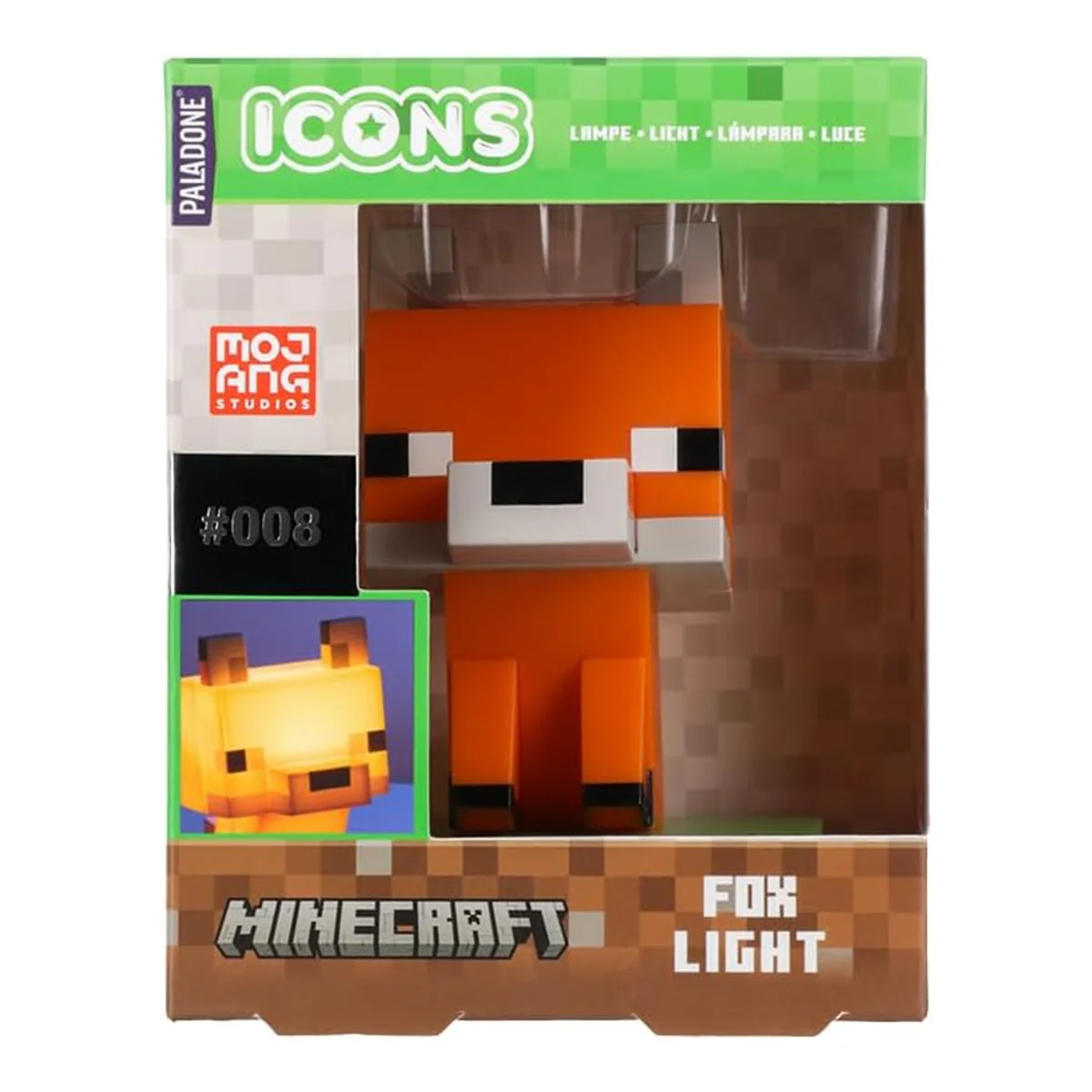 Paladone Minecraft Fox Icon Light (PP13275MCF) - Image 6