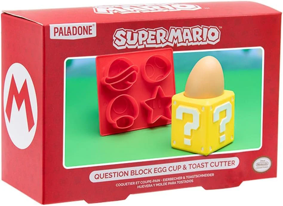 Paladone Super Mario Question Block Egg Cup & Toast Cutter (PP8378NN) - Image 4