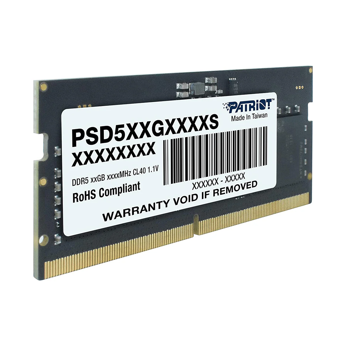 Patriot Signature Line 16GB (1x16GB) DDR5 5600MT/s CL46 SODIMM Memory (PSD516G560081S) - Image 4