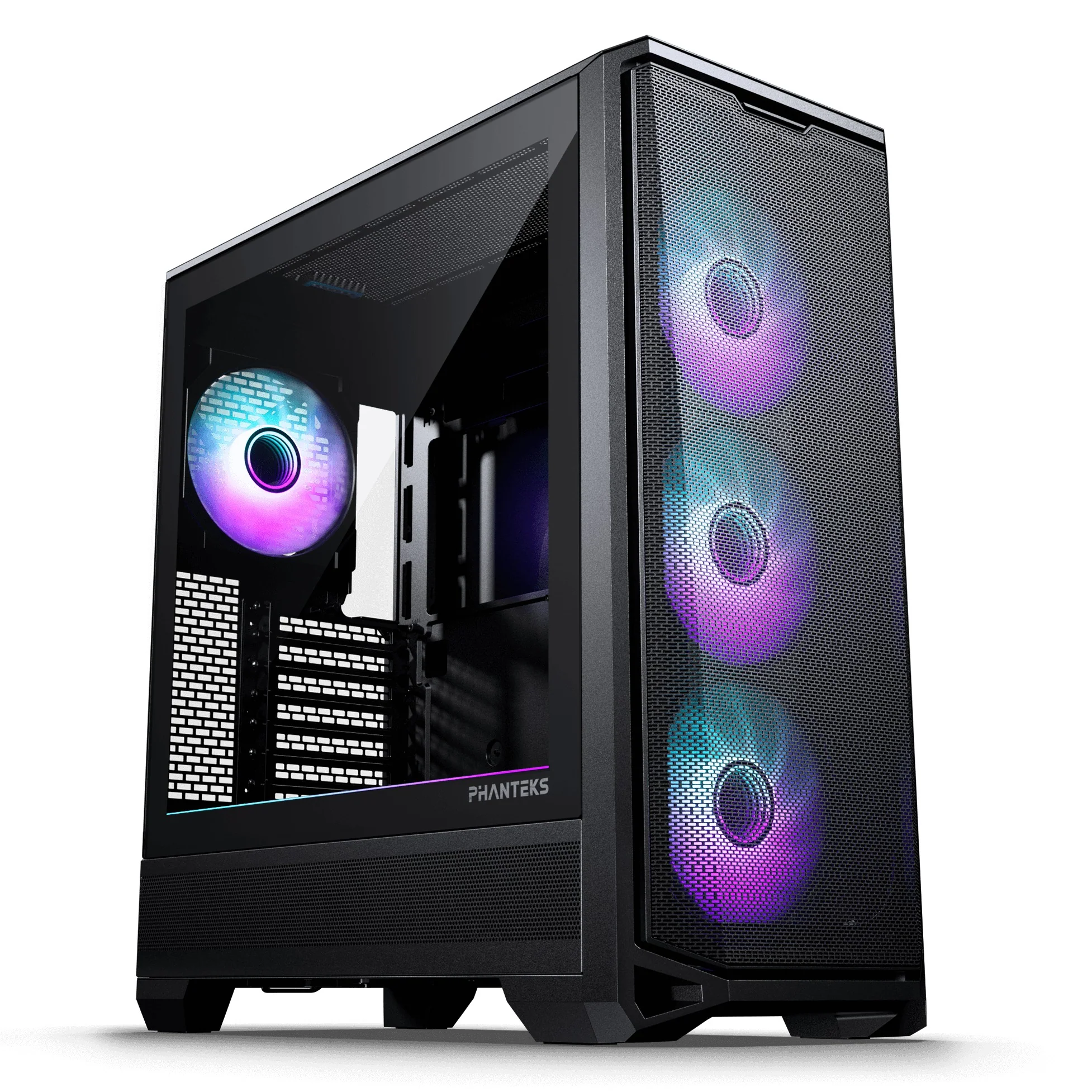 Phanteks Eclipse G400A Tempered Glass Mid-Tower Case (Black, White) - Image 2