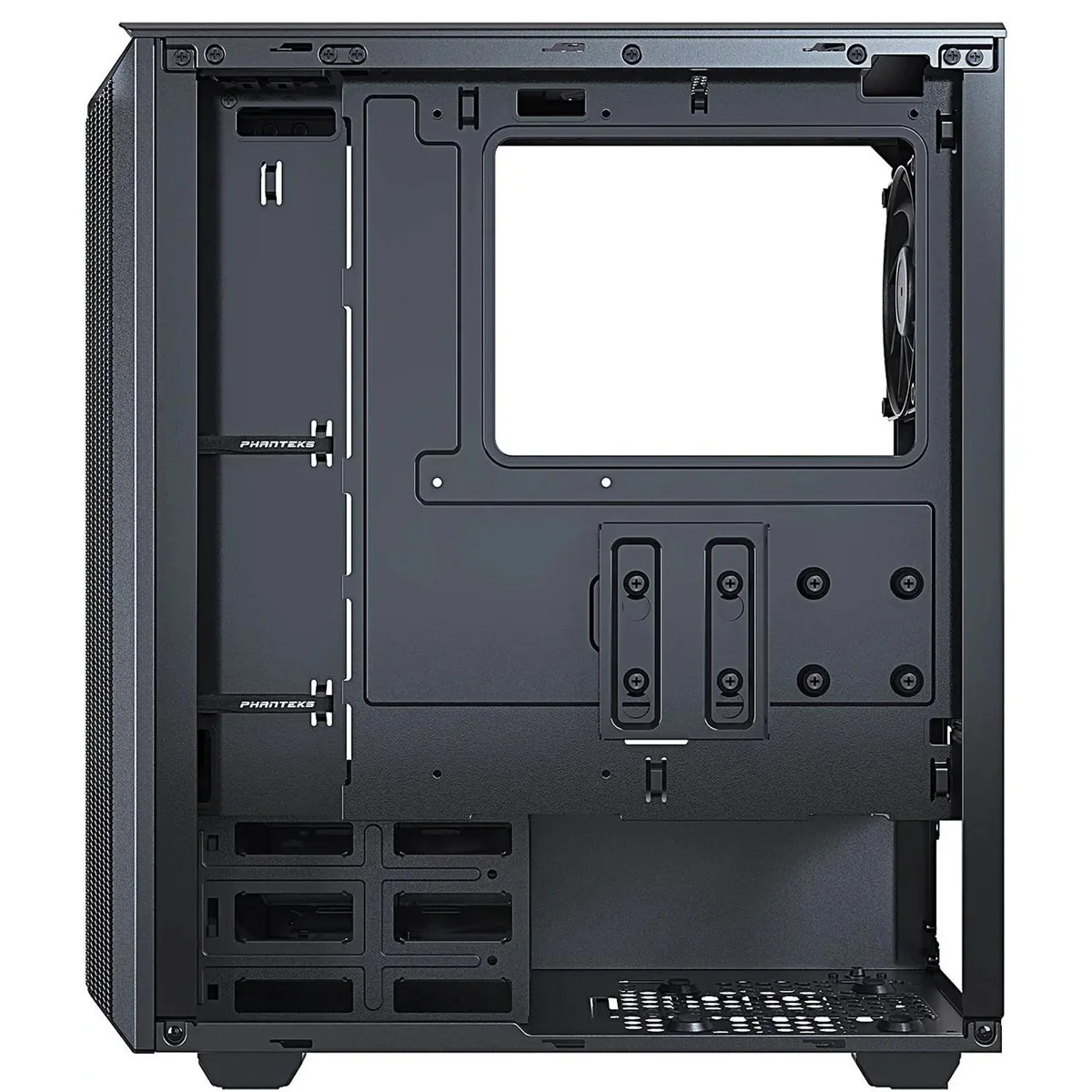Phanteks Eclipse P300A Tempered Glass Compact Mid-Tower Full Mesh Front Case (Satin Black) (PH-EC300ATG-BK01) - Image 7