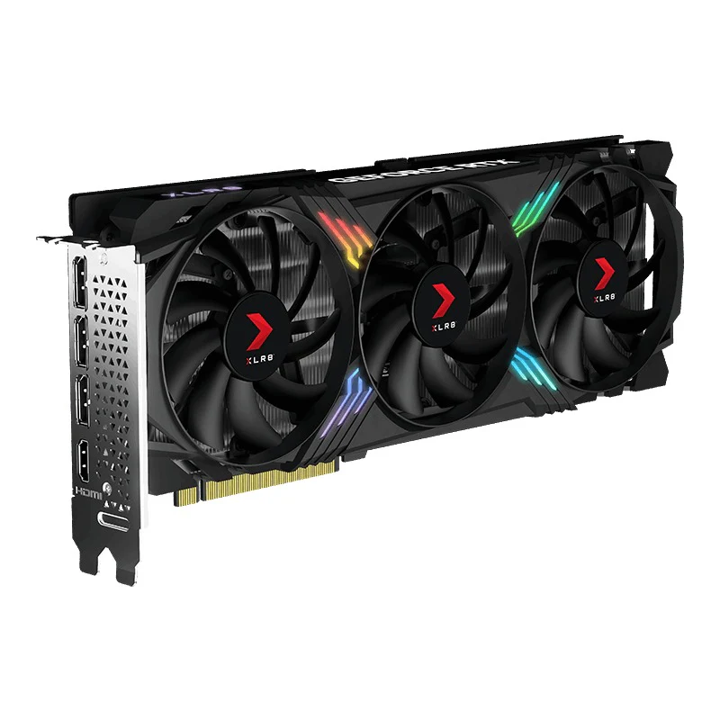 PNY GeForce 4060 Ti 8GB XLR8 Gaming Verto Epic-X RGB Triple Fan DLSS 3 GDDR6X PCIE 4.0 Graphics Card (VCG4060T8TFXXPB1) - Image 3