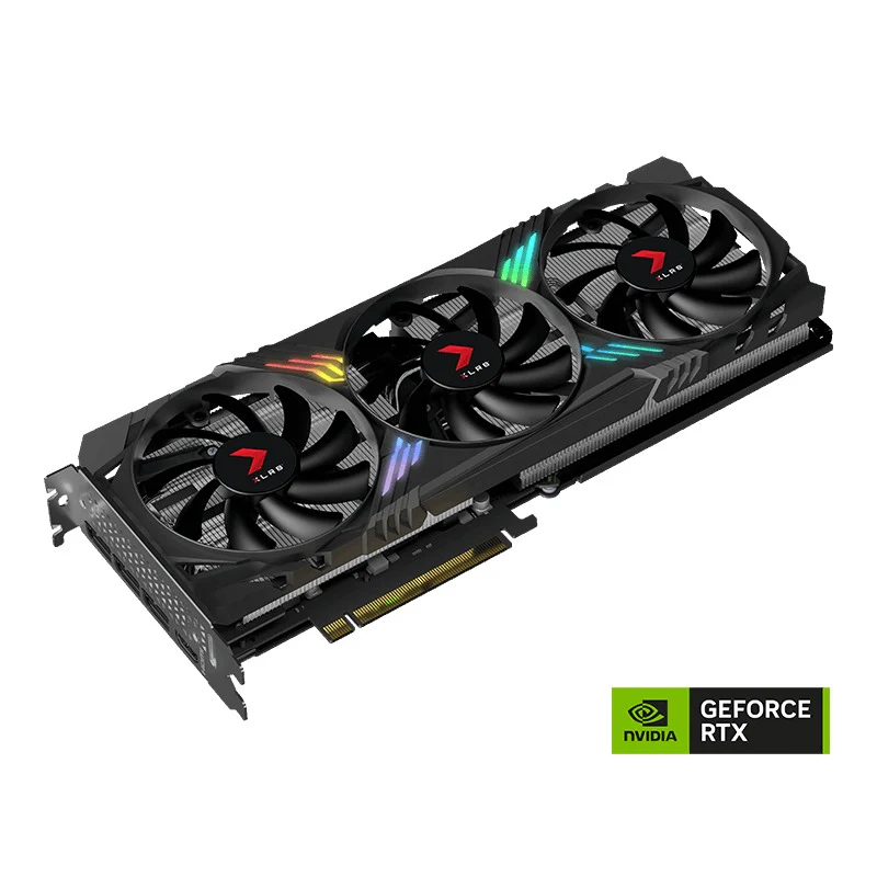 PNY GeForce 4060 Ti 8GB XLR8 Gaming Verto Epic-X RGB Triple Fan DLSS 3 GDDR6X PCIE 4.0 Graphics Card (VCG4060T8TFXXPB1) - Image 8