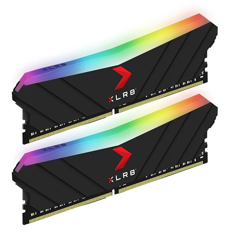 PNY XLR8 Gaming Epic-X RGB 16GB (2X8GB) DDR4 3200MHZ CL16 1.3V Desktop Memory (Black) (MD16GK2D4320016XRGB) - Image 2