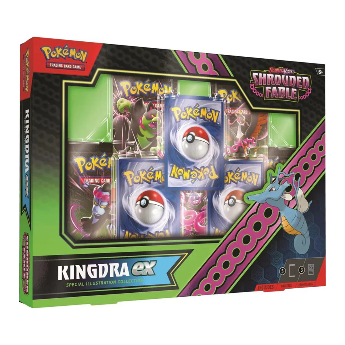 Pokemon TCG SV6.5 Scarlet & Violet Shrouded Fable Special Illustration Collection (Kingdra Ex, Greninja Ex) - Image 2