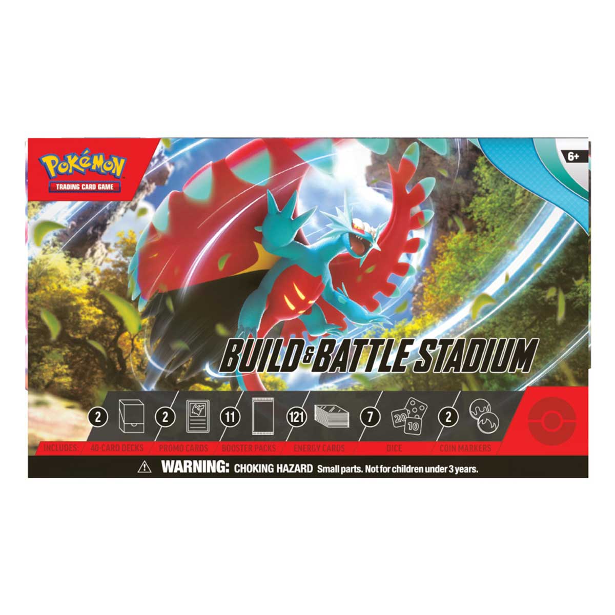 Pokemon Trading Card Game SV04 Scarlet & Violet Paradox Rift Build & Battle Stadium (187-85422) - Image 4