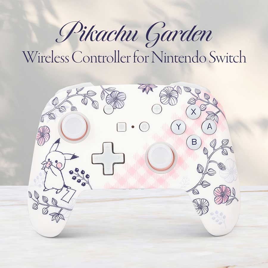 Power A Enhanced Wireless Controller for Nintendo Switch (Pikachu Garden)