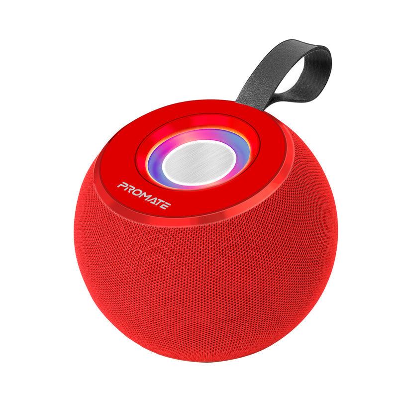 Promate Juggler Lumiflux Wireless High-Definition Speaker (Red)