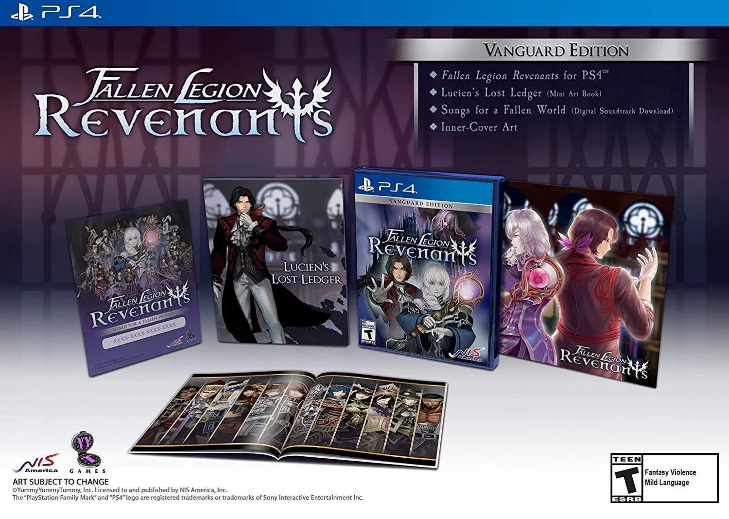 PS4 Fallen Legion Revenants Vanguard Edition All (Eng/Fr)