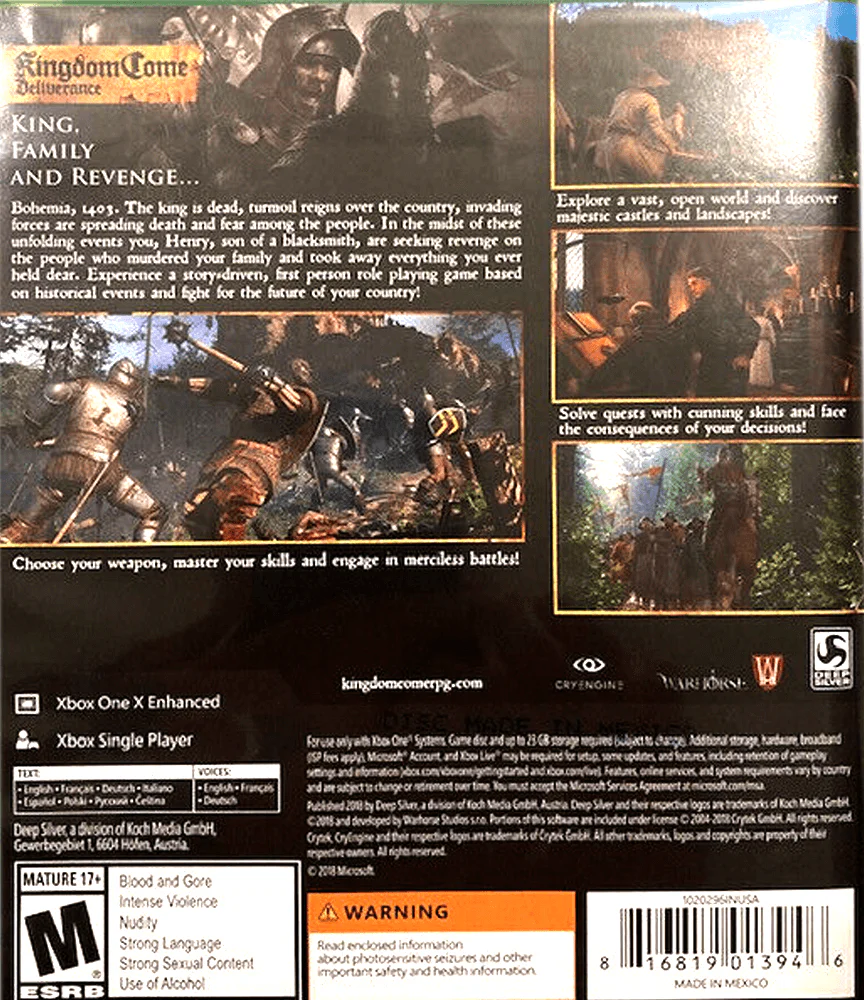 PS4 KINGDOM COME DELIVERANCE ALL - Image 11