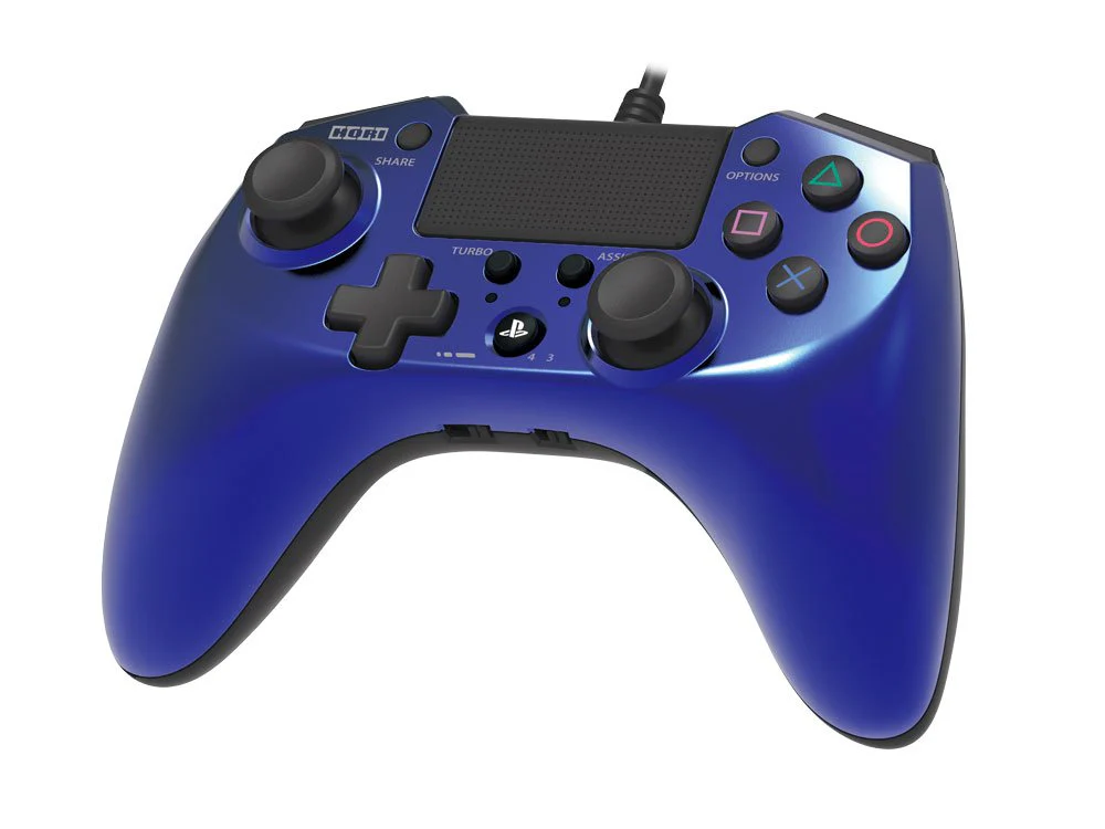 PS4/PS3 HORIPAD FPS PLUS CONTROLLER BLUE (PS4-026) - Image 2