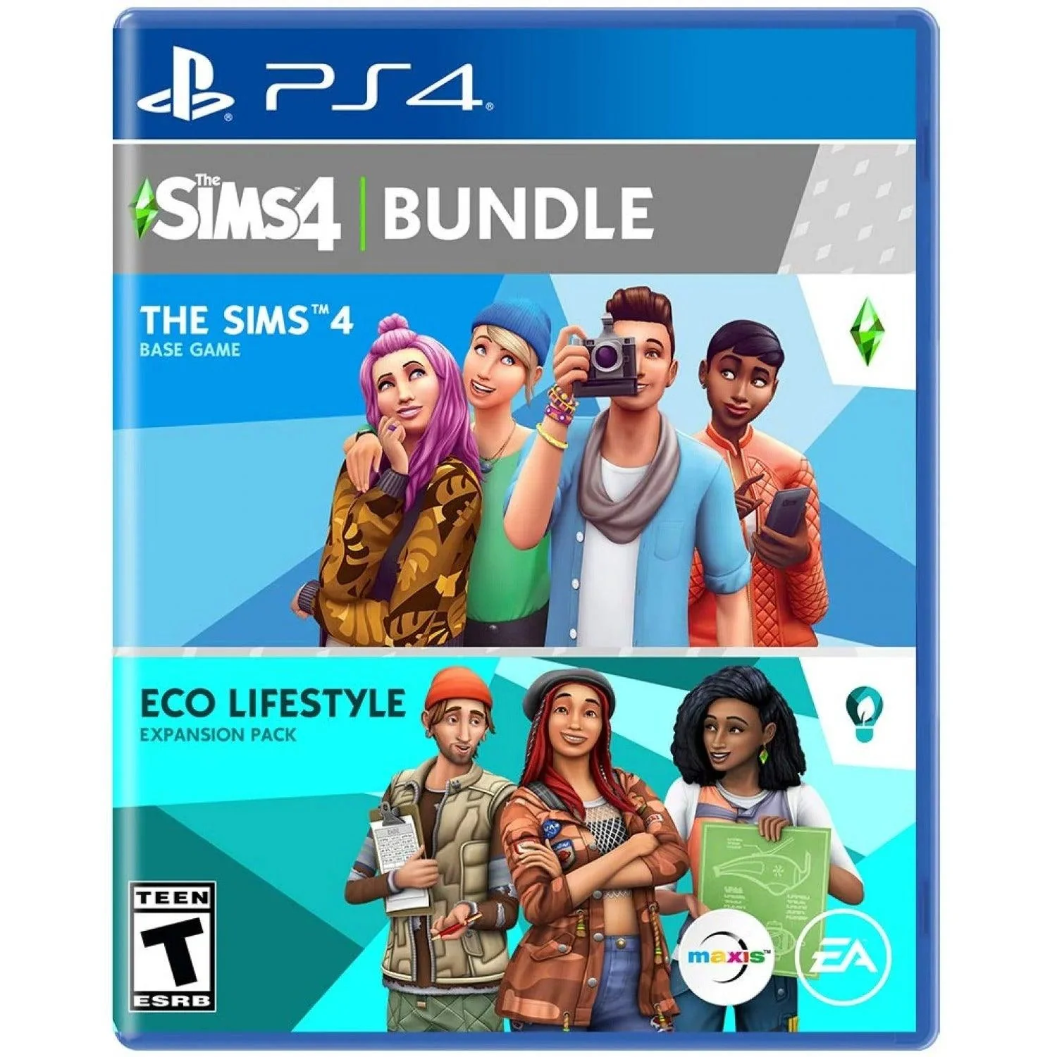 PS4 The Sims 4 Plus Eco Lifestyle Bundle ALL (US) (ENG/FR)