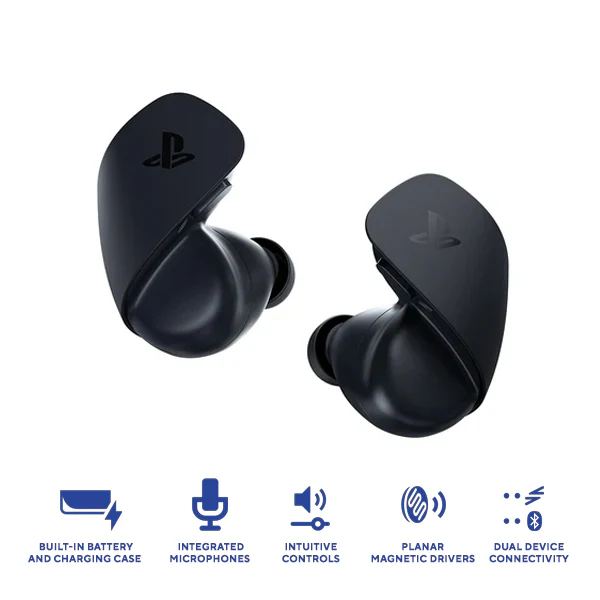 PS5 Pulse Explore Wireless Earbuds For PS5 / PC / MAC / Mobile Midnight Black