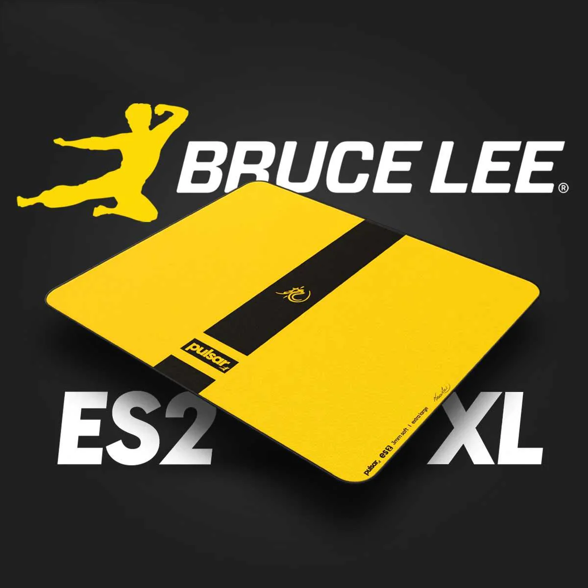 Pulsar ES2 XL Mouse Pad Bruce Lee Edition (Yellow)