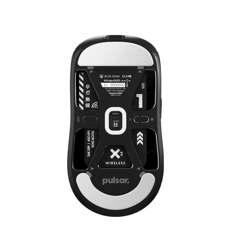 Pulsar X2 Mini Symmetrical Wireless Gaming Mouse (Black) (PX201S) - Image 4
