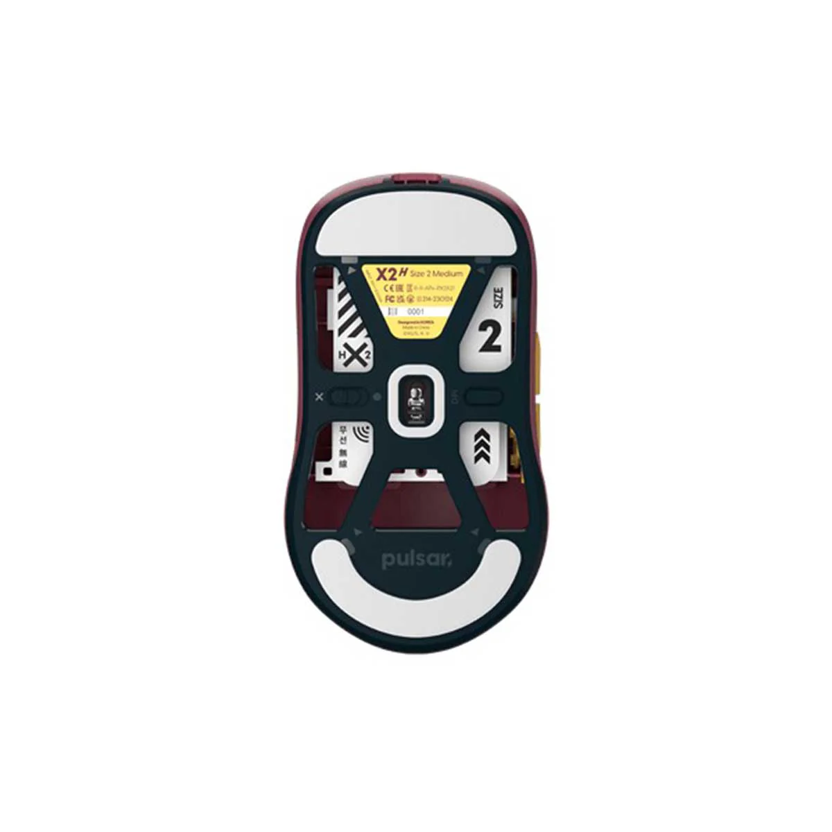 Pulsar X2H Symmetrical Ultralight Wireless Gaming Mouse Demon Slayer Tomioka Giyu Limited Ed. Size 2 (PX2H2GY) - Image 2